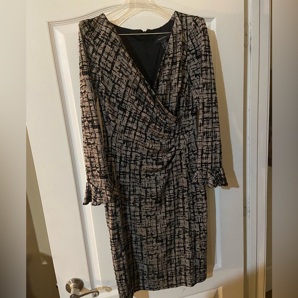 Unique long sleeved wrap dress!